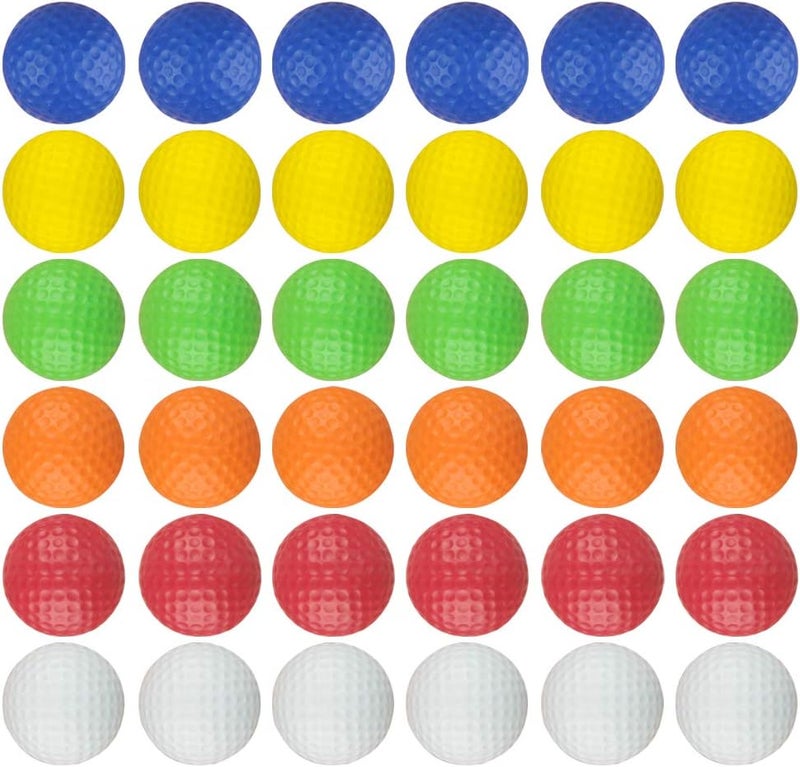 Dsmile 36 Pack Foam Golf Practice Balls Light Soft Elastic Training Multifunction Sport Balls - Image 1